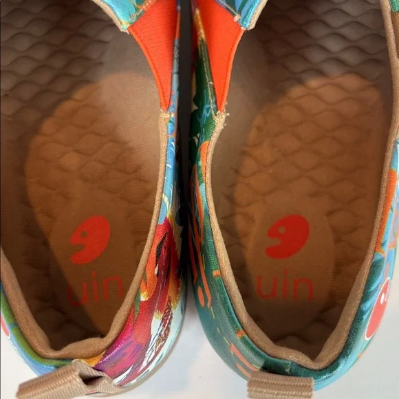 NWOT UIN Slipon Loafers Flats Sneaker Walking Shoes  size 8 - Picture 5 of 9